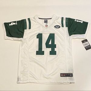 New York Jets Sam Darnold Youth NFL Football Jersey White “On Field”